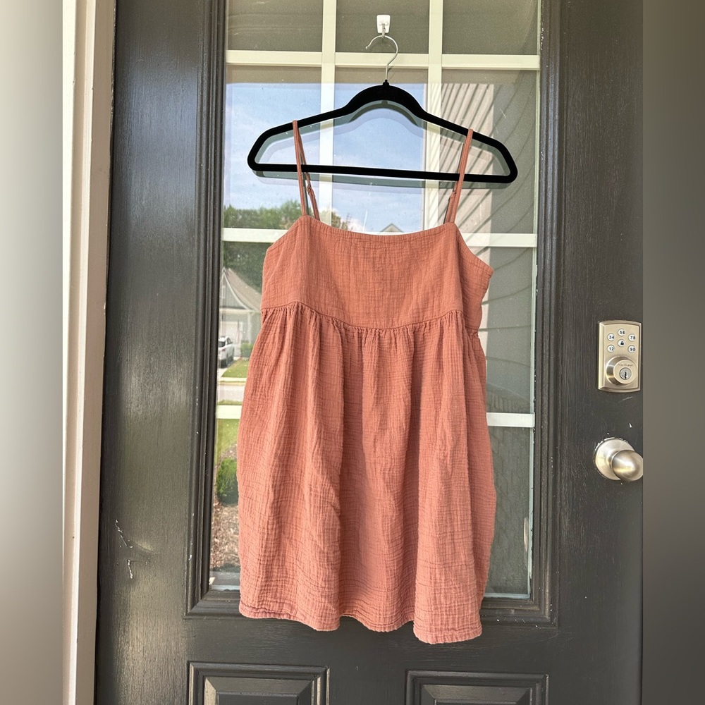 O’Neill Rose Cotton Gauze Mini Dress